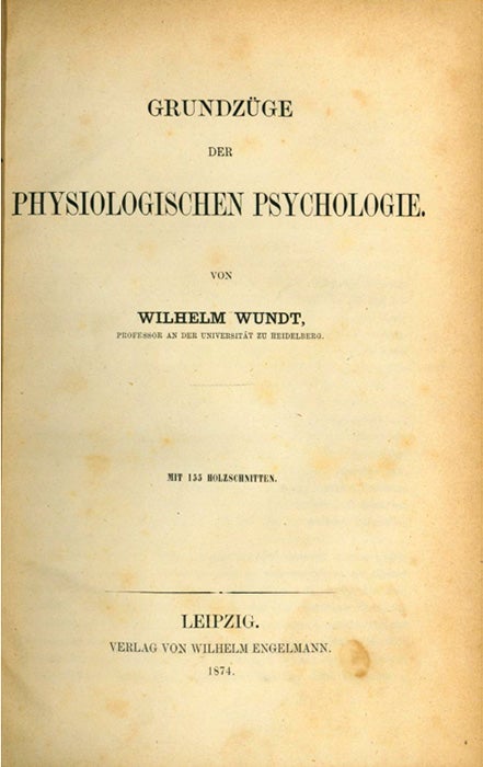 Book Id: 13136 Grundzuge der physiologischen Psychologie. Wilhelm Wundt.