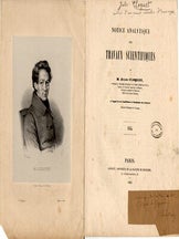 Book Id: 22438 Inscription to Comte de Gasparin, with portrait. Jules Cloquet