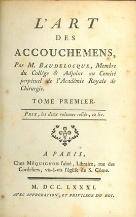Book Id: 29289 L'art des accouchemens. Interleaved copy with annotations. 2...