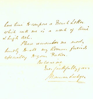 Book Id: 32457 Autograph letter signed, 3pp., 4to. to Valpicelli. concerning an...
