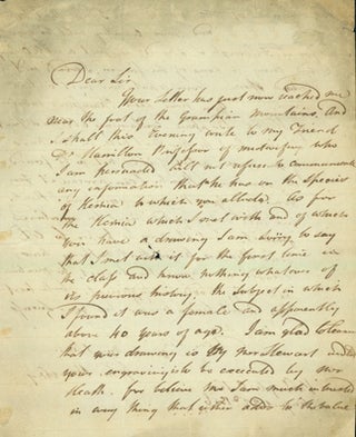 Book Id: 32503 Autograph letter signed to unidentified author [Sir Astley...