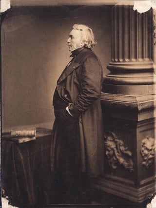 Book Id: 34755 Fine studio sized sepia profile full length portrait by...
