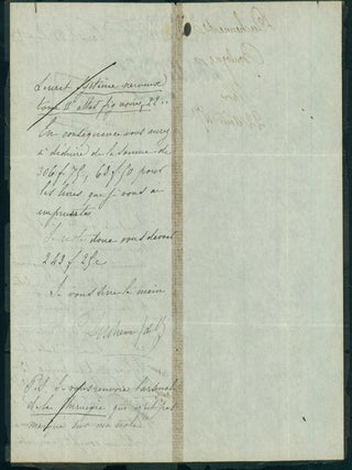 2 Autograph letters signed to his publisher Bailliere, with 2 articles on his scientific work.