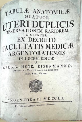 Tabulae anatomicae quatuor uteri duplicis