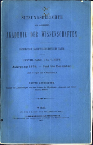Book Id: 38942 Uber Spinalganglien und Ruckenmark des Petromyzon. Sigmund Freud.