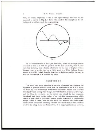 Computer graphics. Signed pamphlet