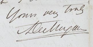 Book Id: 40154 2 autograph letters signed. 1848-1857. Augustus De Morgan.