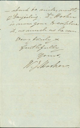 Book Id: 40457 Autograph letter signed to an unidentified correspondent. William...