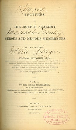 Book Id: 40499 Lectures on the Morbid Anatomy of the Serous and Mucous...