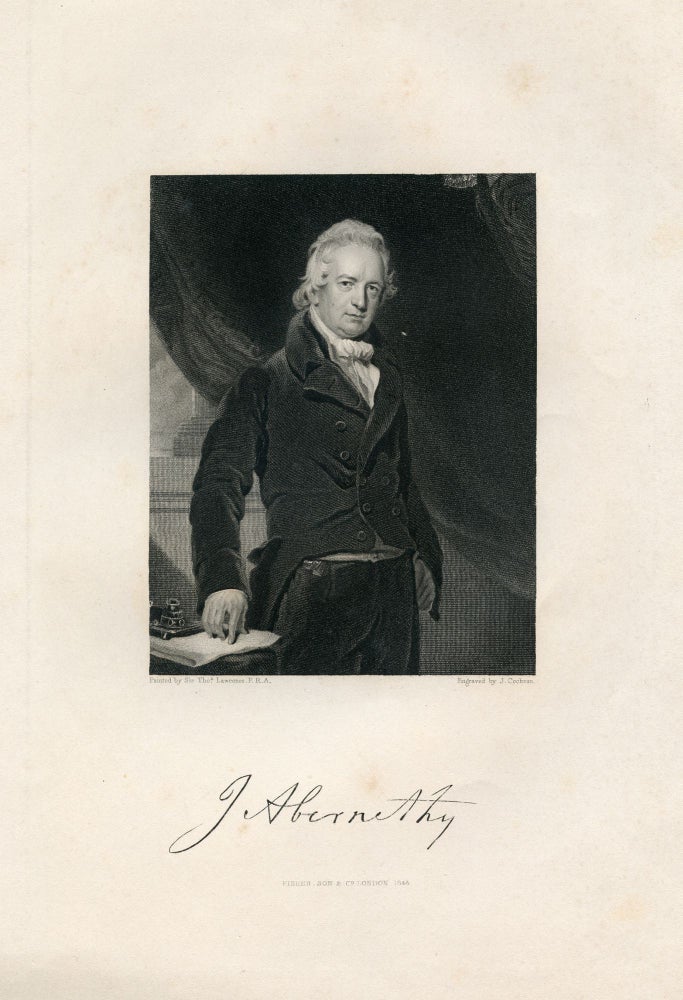 Book Id: 41187 Engraved Portrait by J. Chochran after Thomas Lawrence. John Abernethy.