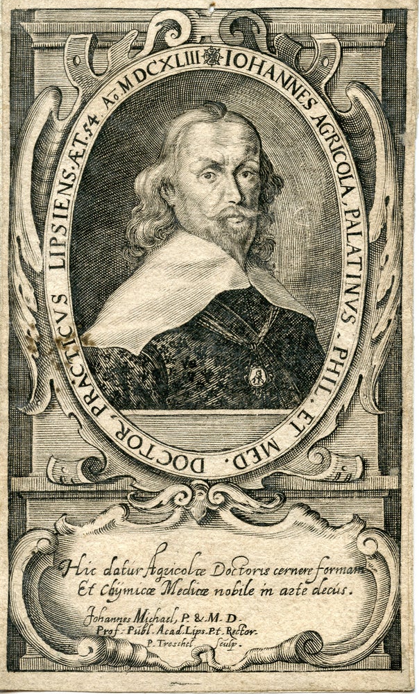 Book Id: 41191 Engraved Portrait by P. Troschel. Johannes Agricola.