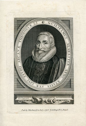 Book Id: 41199 Engraved Portrait by Cornelius Iohriss. Guilielmus Alabaster