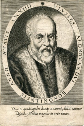 Book Id: 41205 Engraved Portrait. Ulysses Aldrovandus
