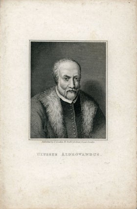 Book Id: 41206 Engraved Portrait. Ulysses Aldrovandus