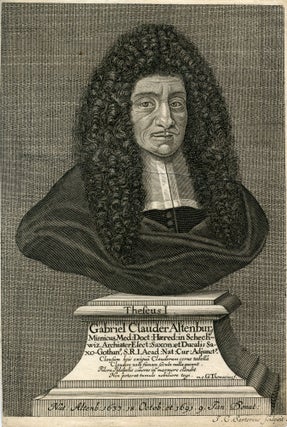 Book Id: 41208 Engraved Portrait by J. C. Sartorius. Gabriel Clauder Altenburg