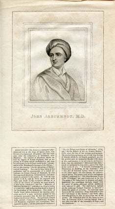 Book Id: 41215 Engraved Portrait by I. Prescott. John Arburhnot