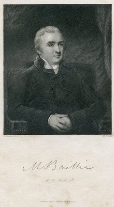 Book Id: 41230 Engraved Portrait by H. Cook after J. Hoppner. Matthew Baillie