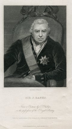 Book Id: 41234 Engraved Portrait by C.E. Wagstaff. Joseph Banks