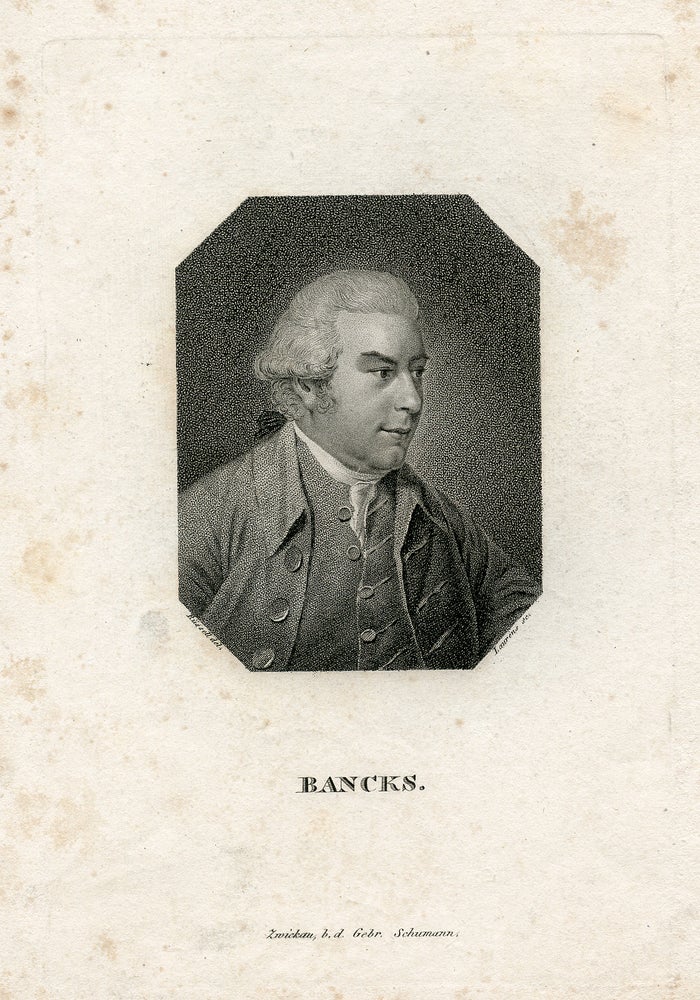 Book Id: 41237 Engraved Portrait by Laurens after Bussell. Jospeh Banks.