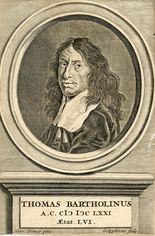Book Id: 41243 Engraved Portrait by G. Appelmans after Henry Ditmer. Thomas Bartholinus.