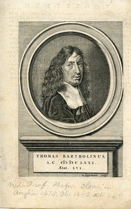 Book Id: 41244 Engraved Portrait by G. Appelmans. Thomas Bartholinus