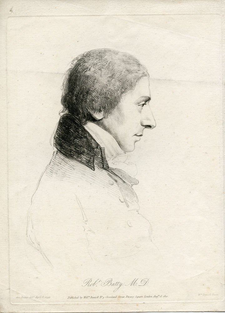 Book Id: 41248 Engraved Portrait by William Daniell after George Dance. Robert Batty.