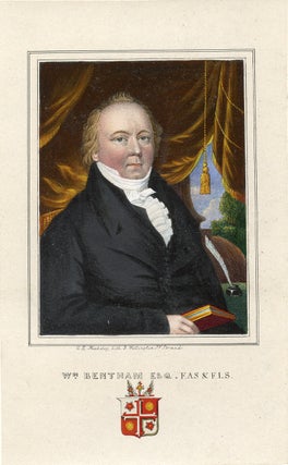Book Id: 41255 Hand-Colored Lithograph Portrait by G. E. Madely. William Bentham