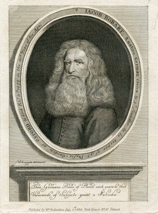 Book Id: 41277 Engraved Portrait by D. Loggan. Jacob Bobart