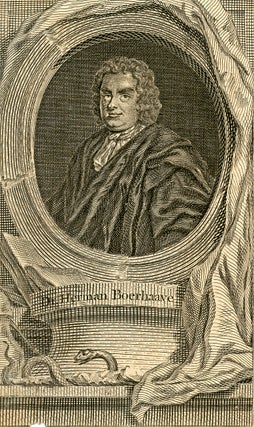 Book Id: 41278 Engraved Portrait. Herman Boerhaave