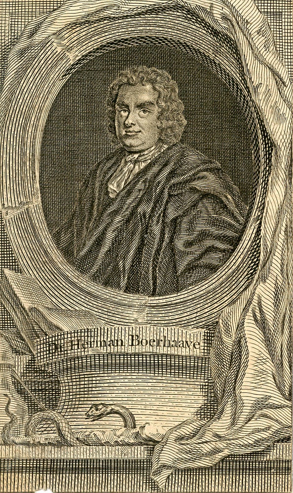 Book Id: 41278 Engraved Portrait. Herman Boerhaave.