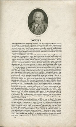 Book Id: 41284 Engraved Portrait by Holl. Charles Bonnet