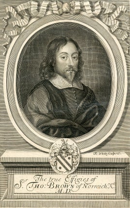 Book Id: 41315 Engraved Portrait by R. White. Sir Thomas Brown, MD