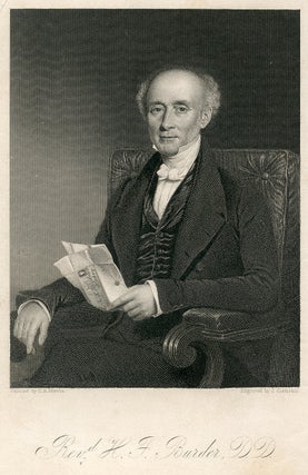 Book Id: 41340 Engraved Portrait by J. Cochran after E. B. Morris. H. F. Burder