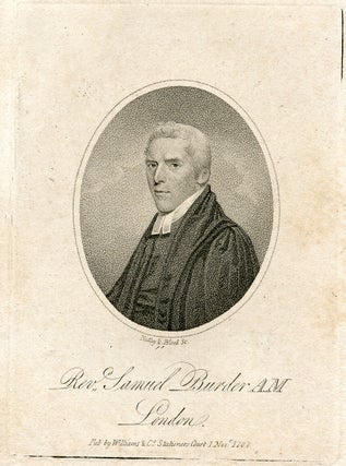 Book Id: 41344 Engraved Portrait by Ridley & Blood. Samuel Burder