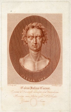 Book Id: 41354 Engraved Portrait by Robert Cooper after W. Derby. Julius Caesar