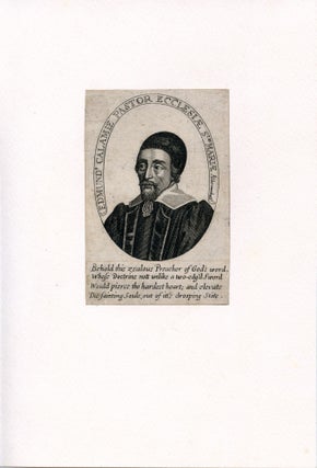 Book Id: 41358 Pastor Ecclesiae St. Mariae Aldermanbure. Engraved Portrait....