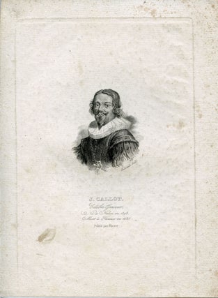 Book Id: 41361 Celebre Graveur. Engraved Portrait by Ferdinand. J. Callot