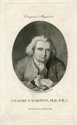 Book Id: 41603 Engraved Portrait by W. Bromley. Erasmus Darwin