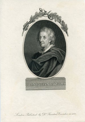Book Id: 41718 Engraved Portrait. Published by Dr. Thornton. John Evelyn