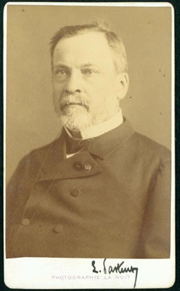 Book Id: 42205 Portrait photograph signed by Pasteur. Louis Pasteur