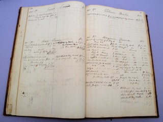 Manuscript medical daybook / ledger.