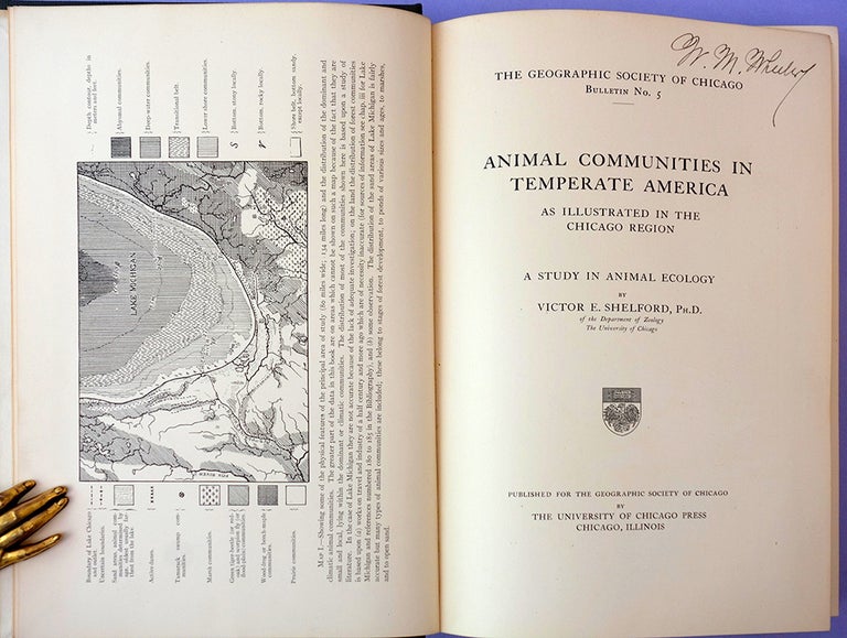 Book Id: 42450 Animal Communites in Temperate America as Illustrated in the Chicago Region. A Study in Animal Ecology. Victor E. Shelford.