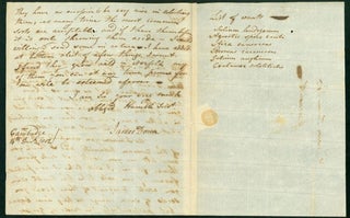 Book Id: 42823 Autograph letter signed to Dawson Turner. James Donn