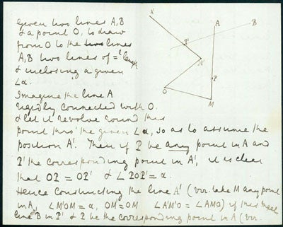 Book Id: 42843 3 autograph letters signed to Archibald Smith plus 4-page mathematical autograph manuscript. Arthur Cayley.