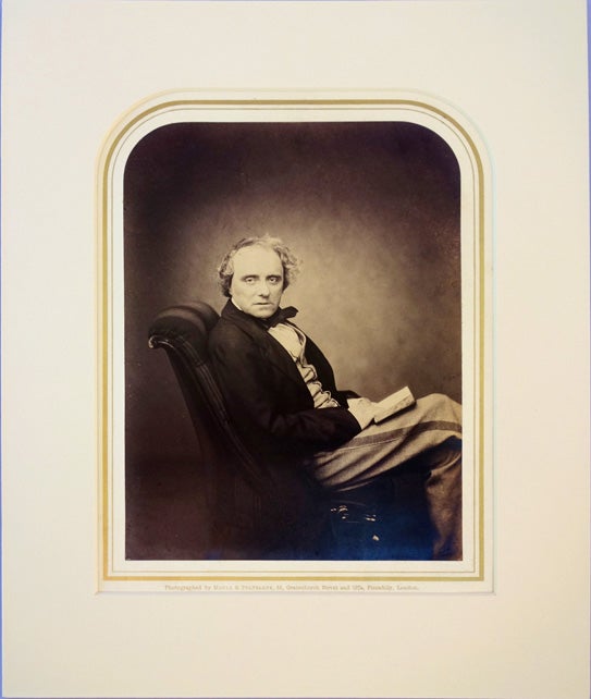 Book Id: 42988 Portrait photo by Maull and Polyblank. Matted. Charles Kean.