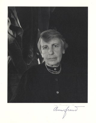Book Id: 43233 Fine portrait photograph by Imogen Cunningham, signed by the...
