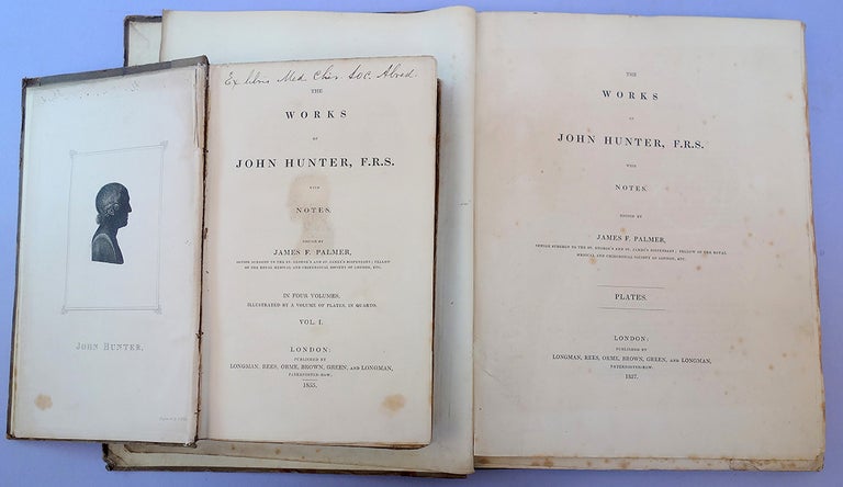 Book Id: 43728 The works of . . . edited by James F. Palmer. 4 vols. plus atlas. John Hunter.