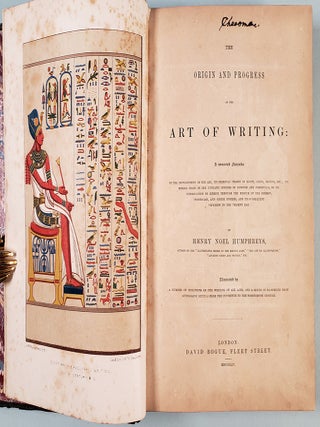 The Origin and Progress of Writing. H. Noel Humphreys.