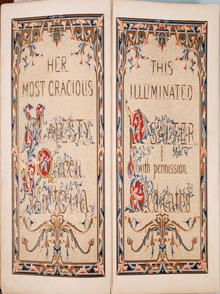 The Psalms of David (very elaborate deeply embossed binding. Owen Jones.