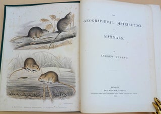 Book Id: 44357 The geographical distribution of mammals. Andrew Murray